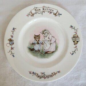 Tom Kitten plate - Beatrix Potter by Royal Albert